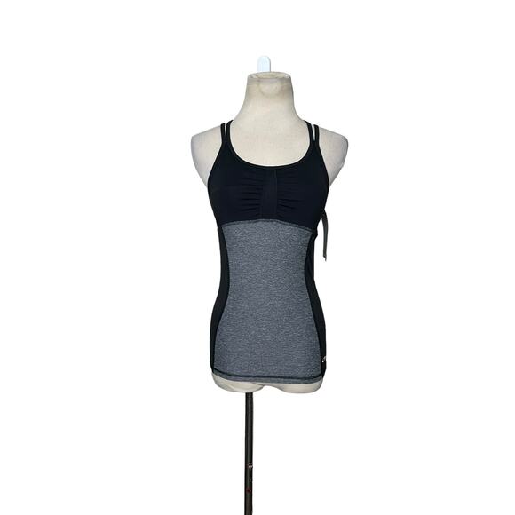 Champion black gray fitted duo drive athletic tank top size XS - Picture 11 of 11